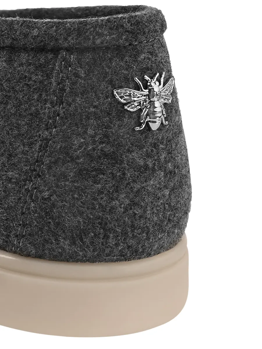 Лоферы текстильные