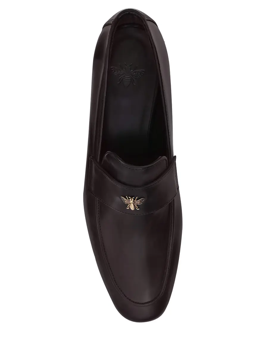 Лоферы кожаные