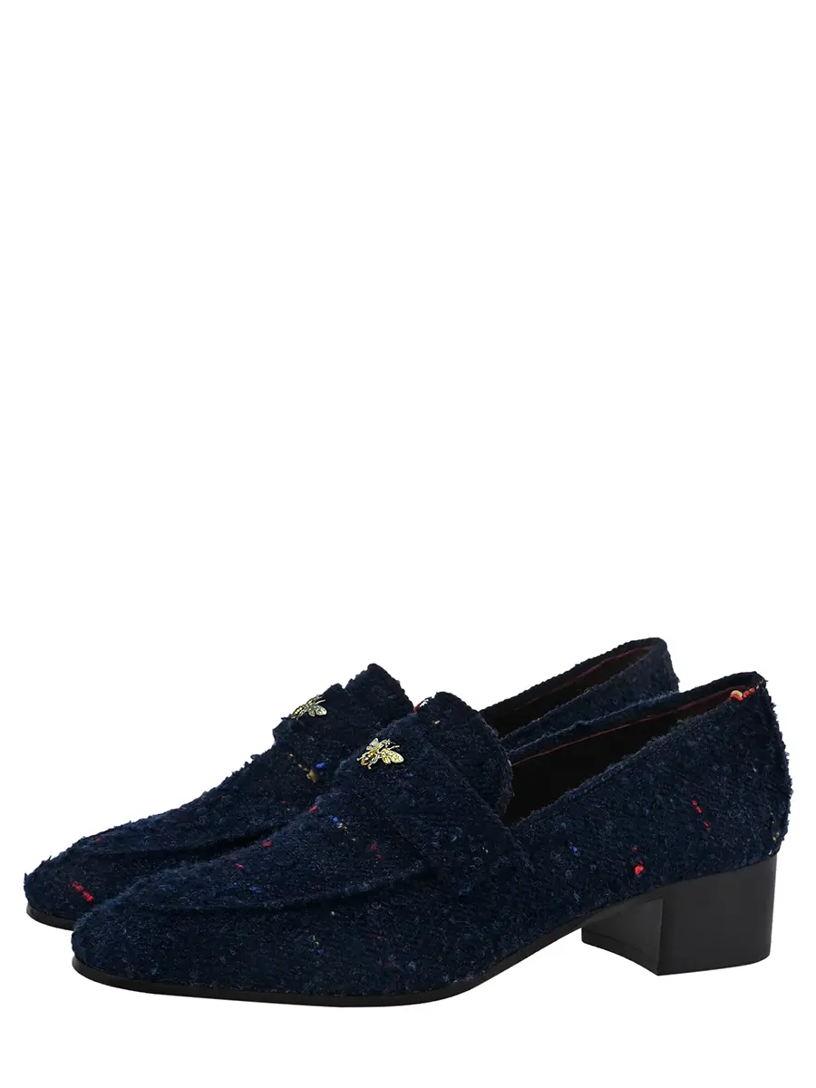 Лоферы текстильные