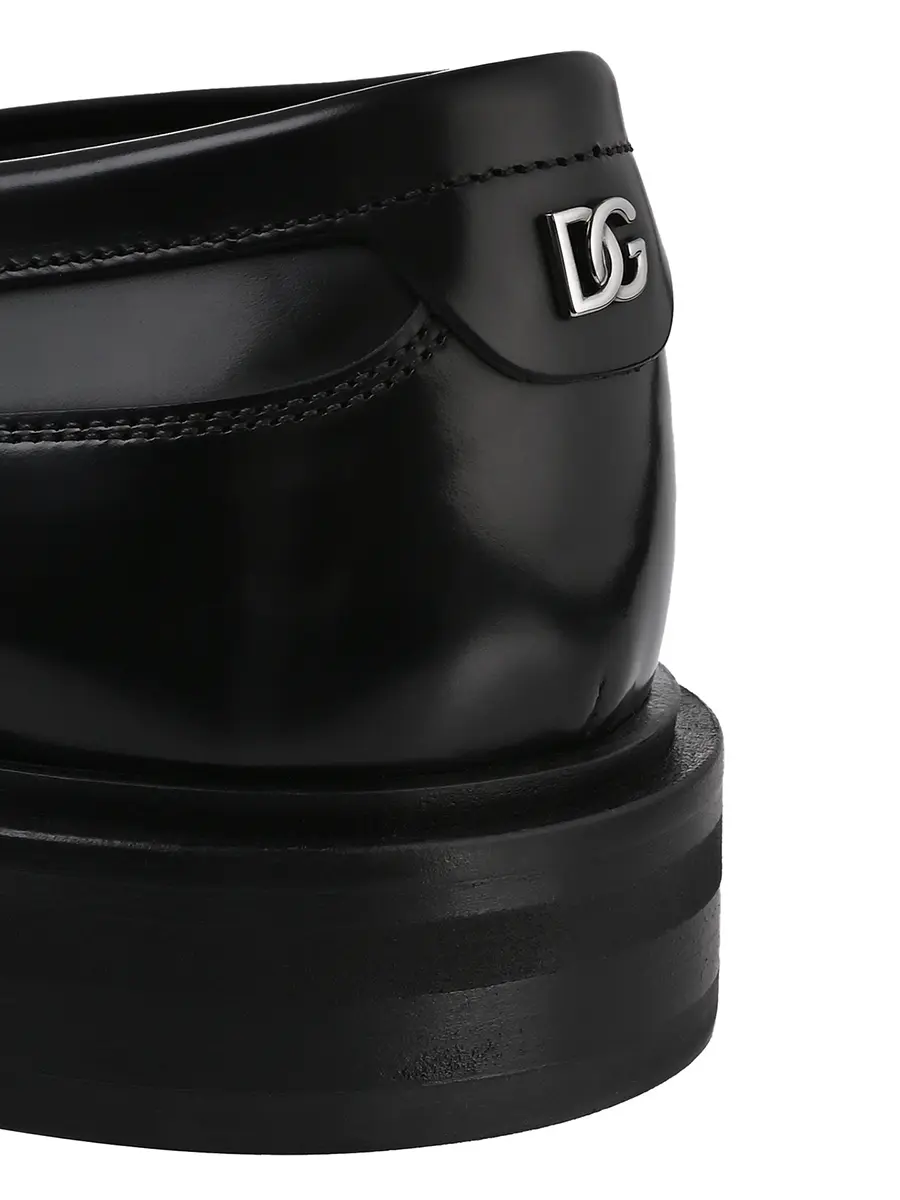 Лоферы кожаные