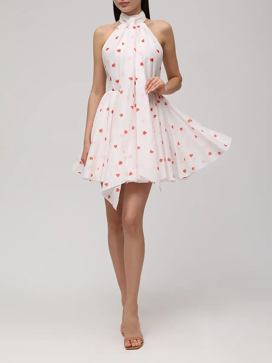 Платье из шелка и хлопка Chinensis