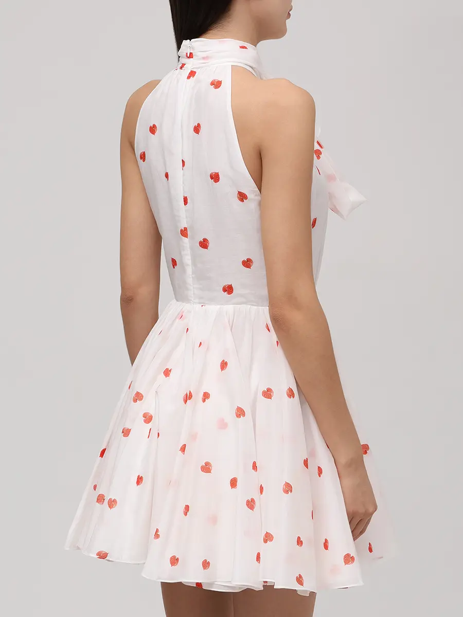 Платье из шелка и хлопка Chinensis