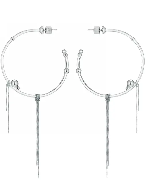 Серьги-кольца CAVIAR JEWELLERY