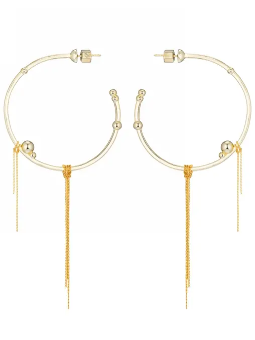 Серьги-кольца CAVIAR JEWELLERY