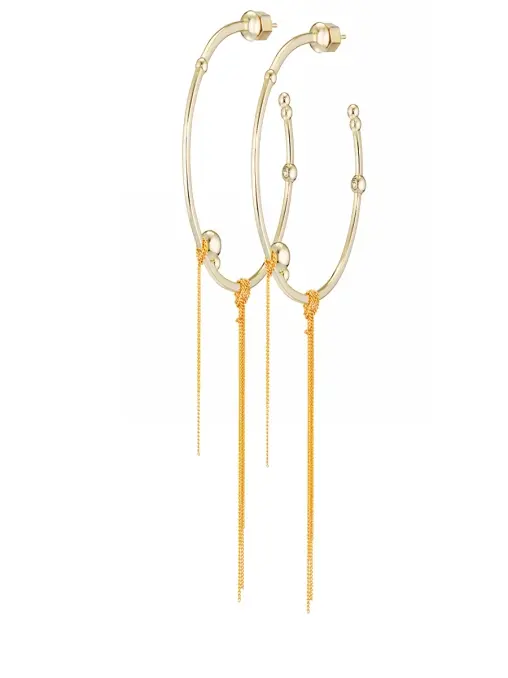 Серьги-кольца CAVIAR JEWELLERY
