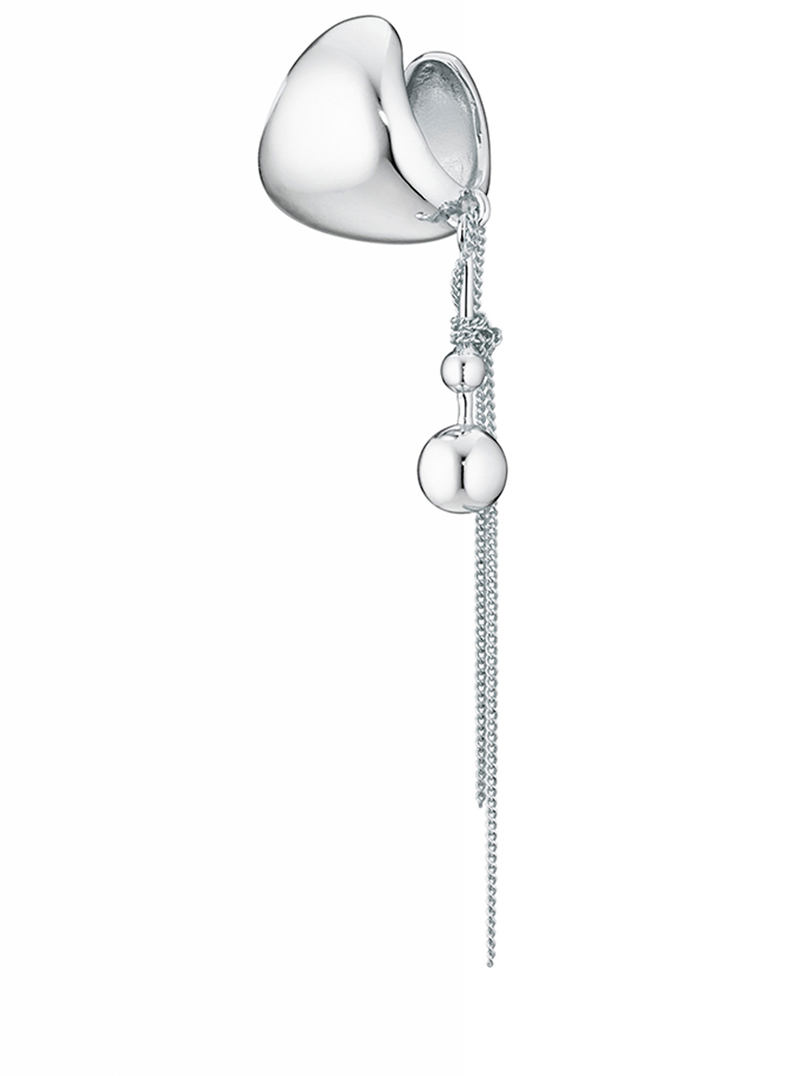 Кафф с подвеской и цепочками