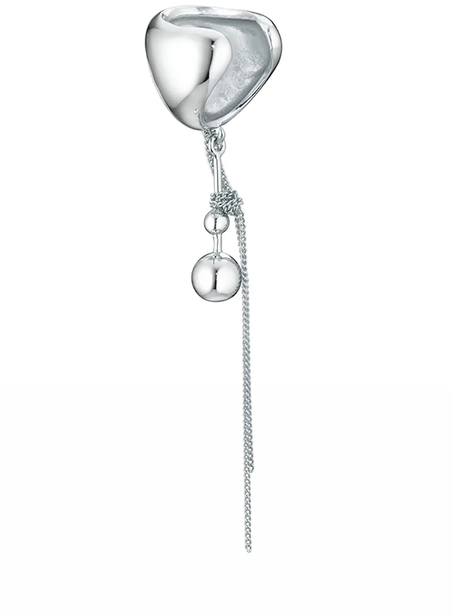 Кафф с подвеской и цепочками