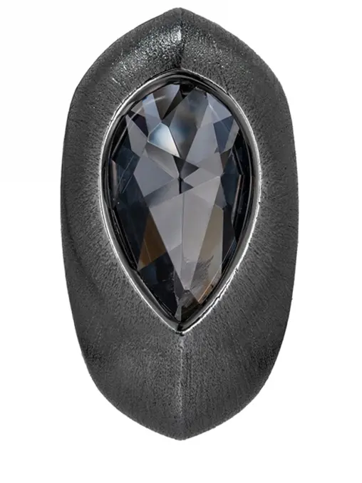 Кольцо на мизинец с кристаллом CAVIAR JEWELLERY