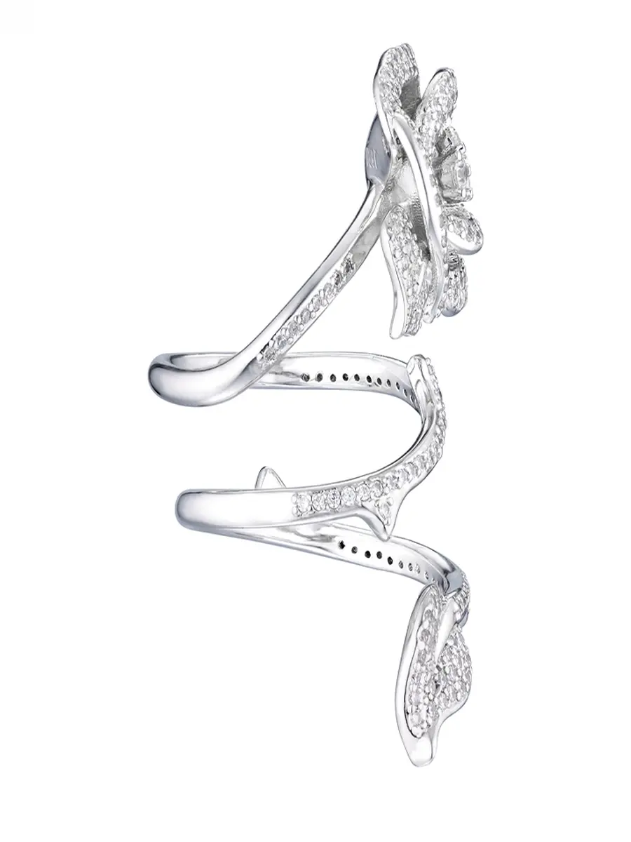 Кольцо с фианитами