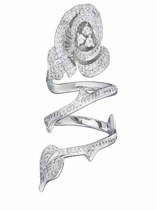 Кольцо с фианитами CAVIAR JEWELLERY