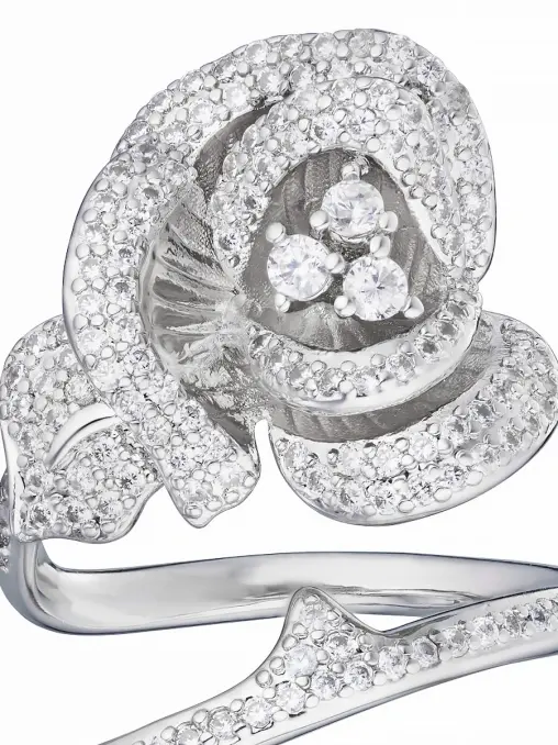 Кольцо с фианитами CAVIAR JEWELLERY