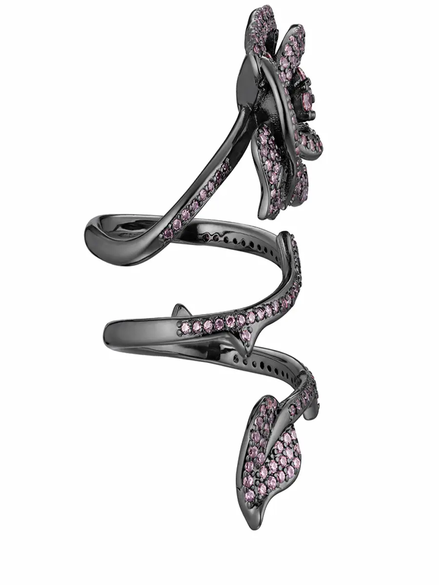 Кольцо с фианитами