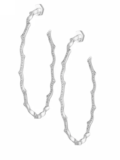 Серьги-кольца Secret Garden CAVIAR JEWELLERY