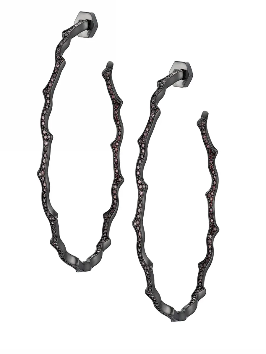 Серьги-кольца Secret Garden