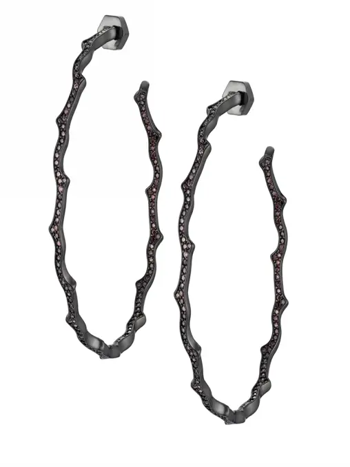 Серьги-кольца Secret Garden CAVIAR JEWELLERY