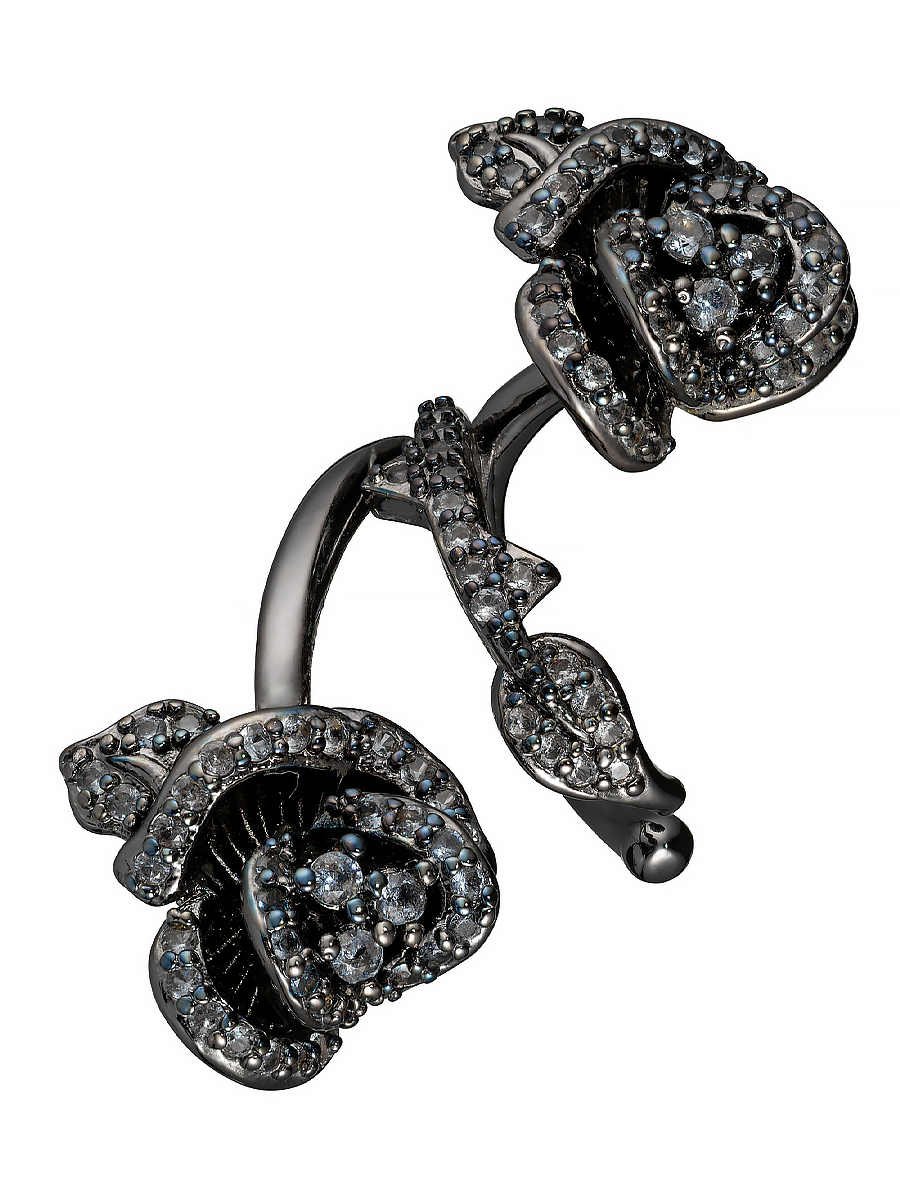 Кафф с двумя розами