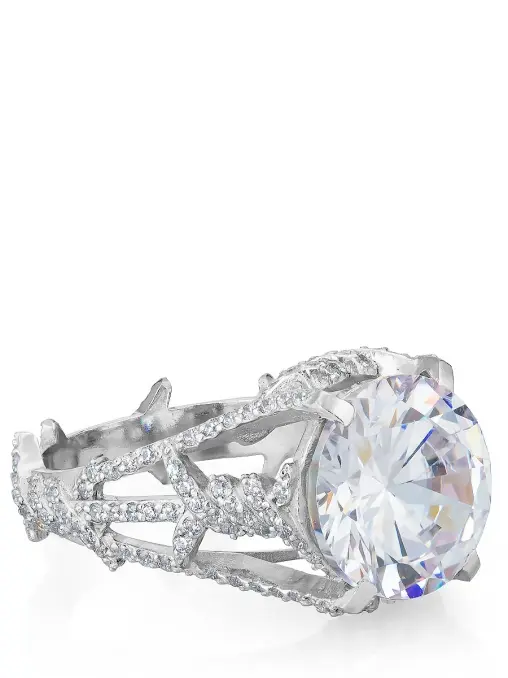 Перстень с фианитом CAVIAR JEWELLERY