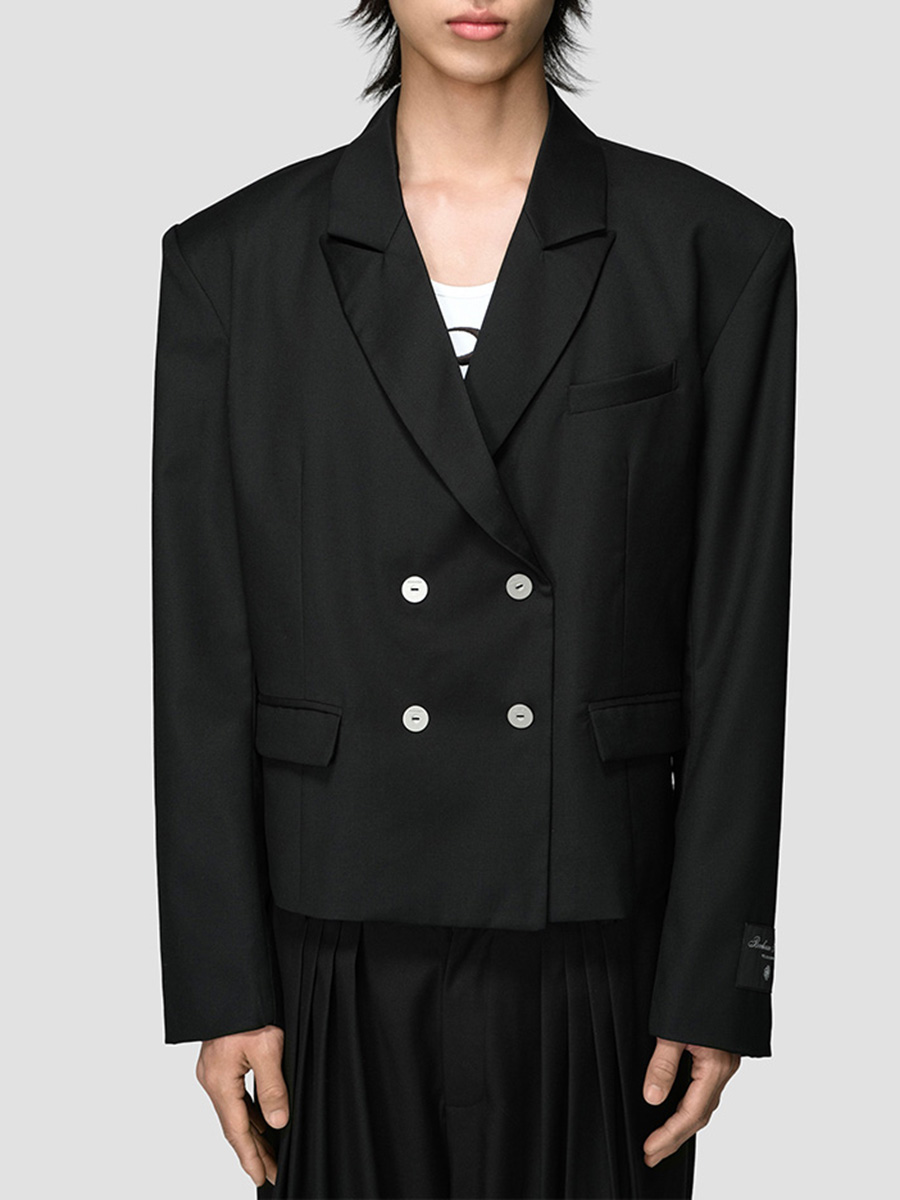 Пиджак однотонный Shortened Blazer