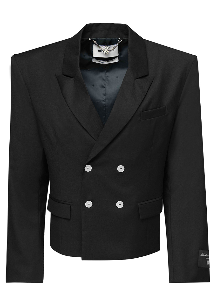 Пиджак однотонный Shortened Blazer