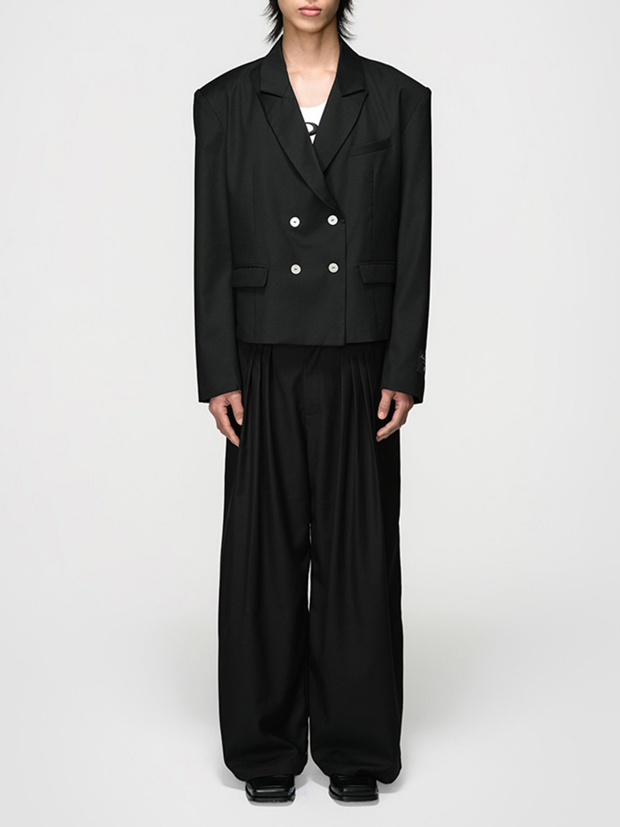 Пиджак однотонный Shortened Blazer