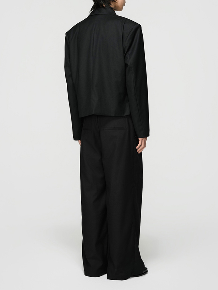 Пиджак однотонный Shortened Blazer