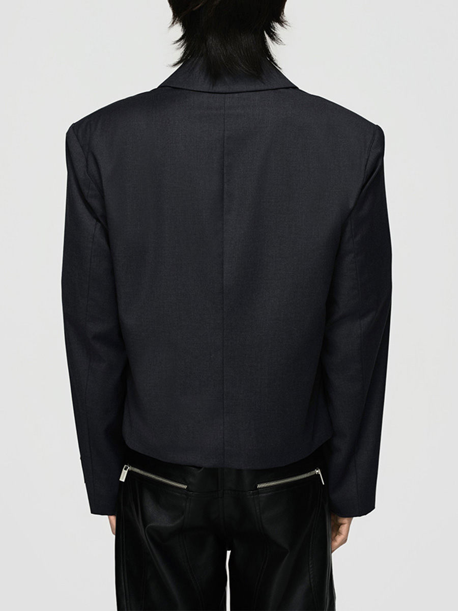 Пиджак однотонный  Shortened Blazer