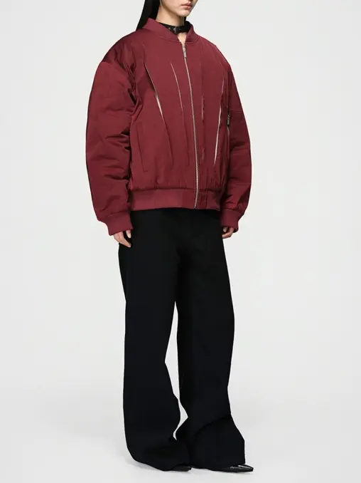 Бомбер однотонный Blood Moon Bomber BERHASM