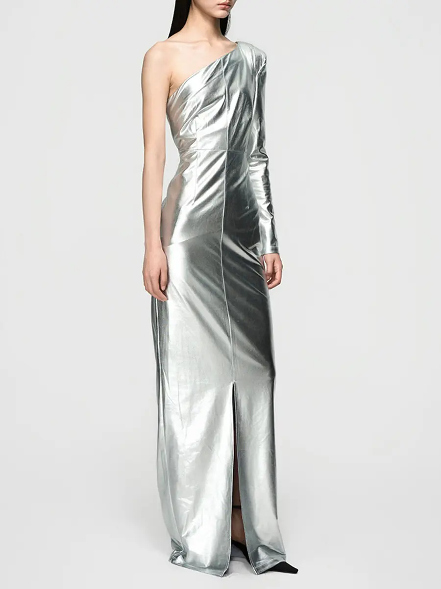 Платье однотонное Silver Boss Lady Dress