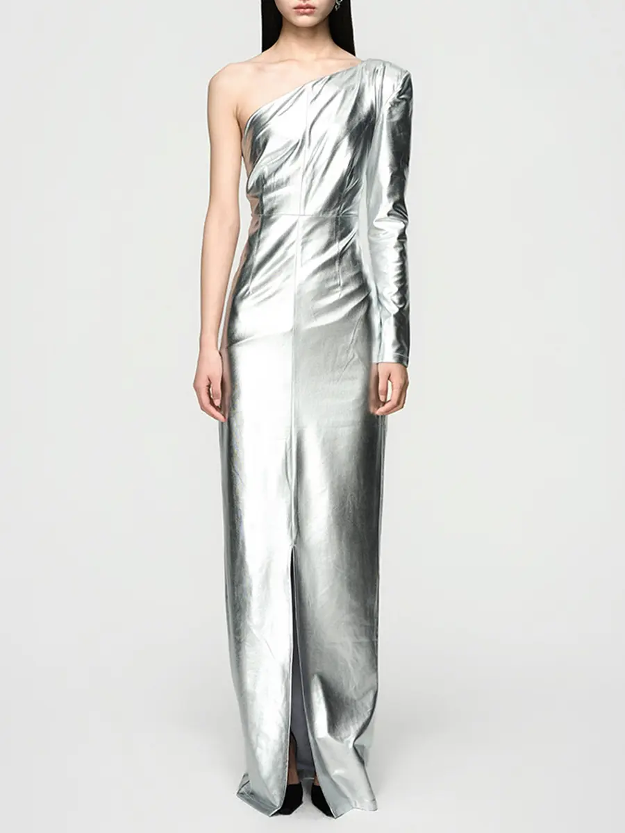 Платье однотонное Silver Boss Lady Dress