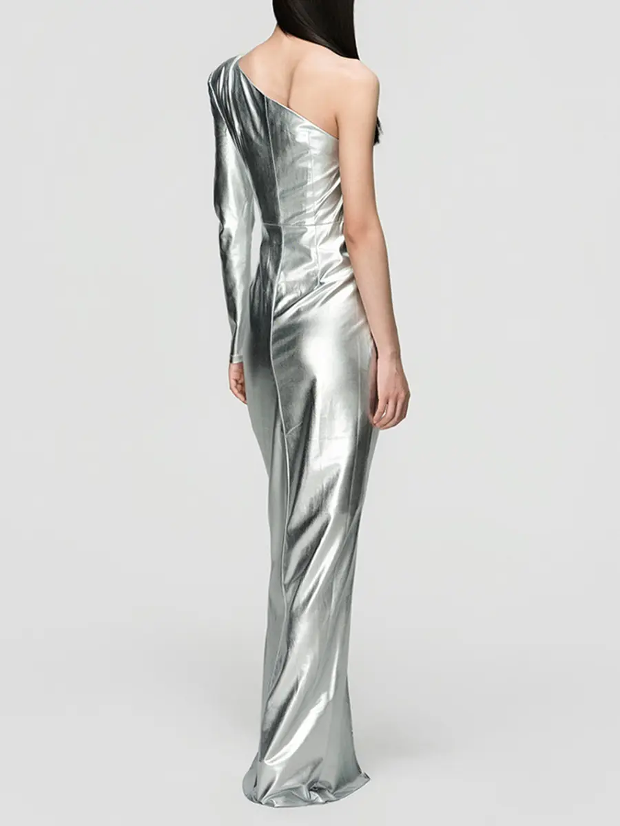 Платье однотонное Silver Boss Lady Dress