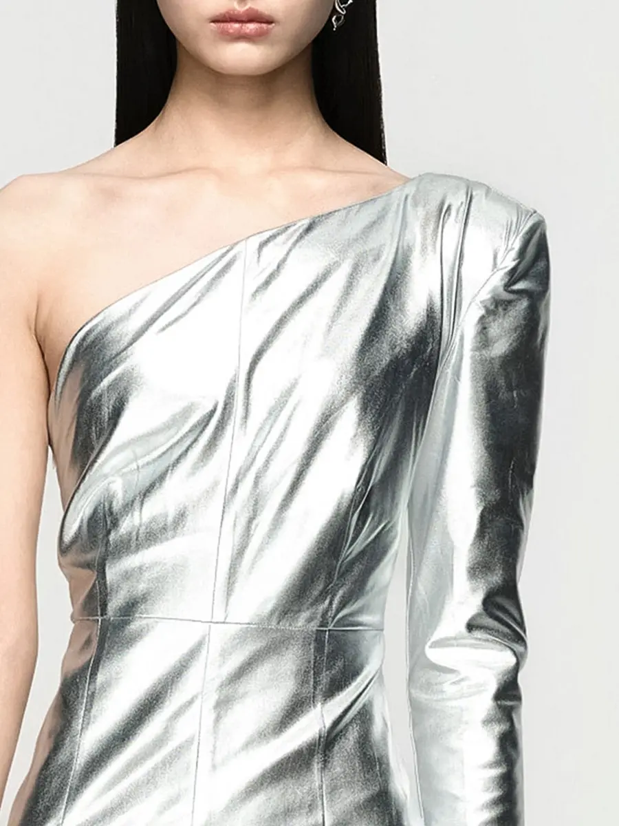 Платье однотонное Silver Boss Lady Dress