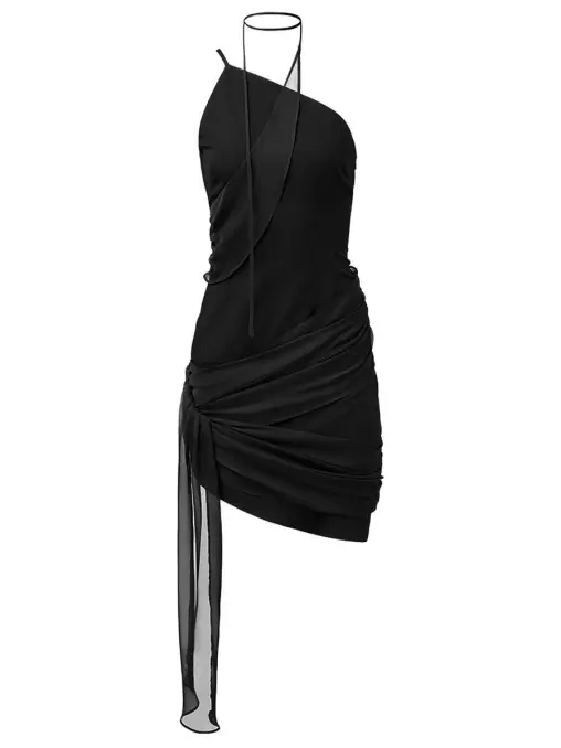 Платье однотонное Silky skin BERHASM