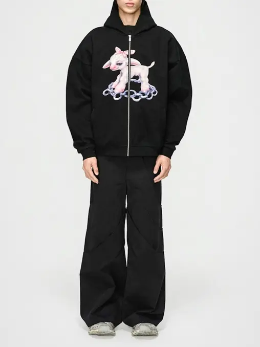 Толстовка хлопковая Hoodie Lil Sheepie BERHASM