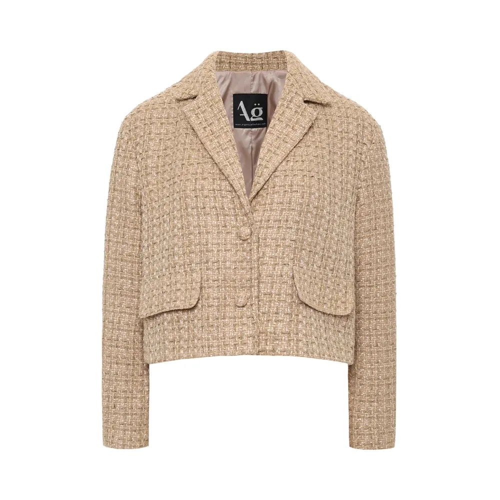 Жакет твидовый Beige Tweed Blazer
