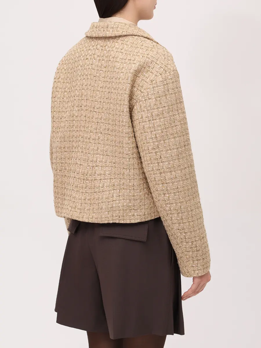 Жакет твидовый Beige Tweed Blazer