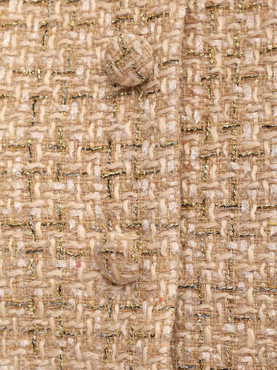 Жакет твидовый Beige Elegance Tweed
