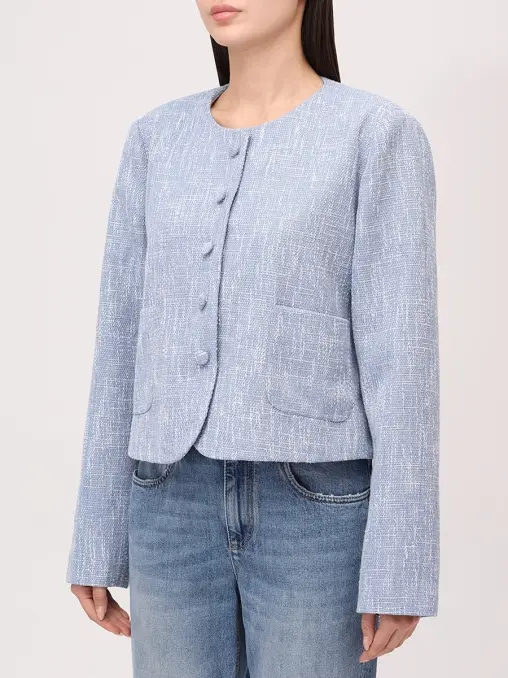 Жакет твидовый Blue Pearl Jacket ARGENTUM BRAND