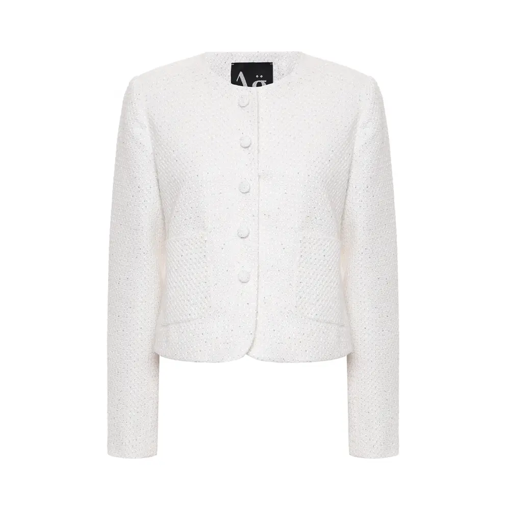 Жакет твидовый Crystal White Jacket