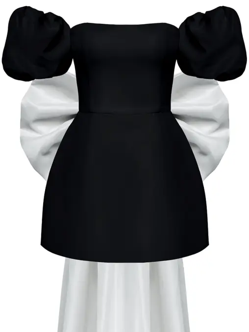 Платье с бантом POST MERIDIEM