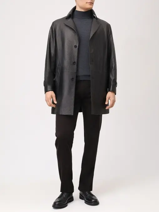 Плащ кожаный BML