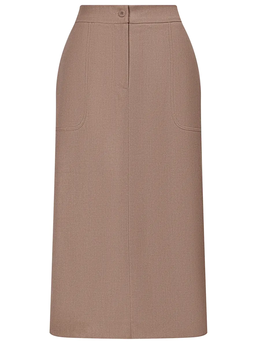 Юбка однотонная