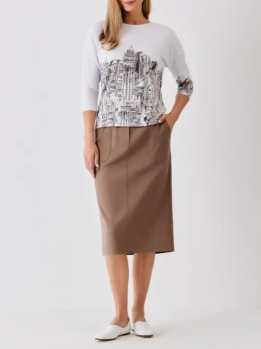 Юбка однотонная PERCE-NEIGE