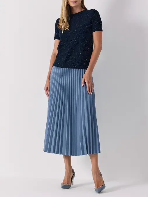 Футболка хлопковая с пайетками PERCE-NEIGE