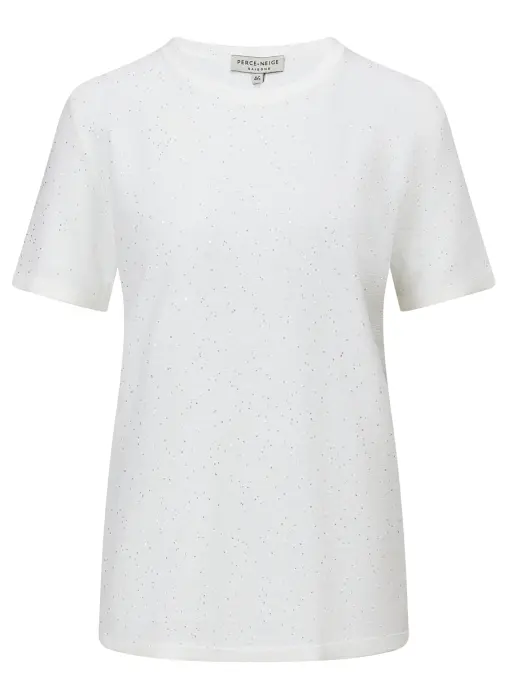 Футболка хлопковая с пайетками PERCE-NEIGE