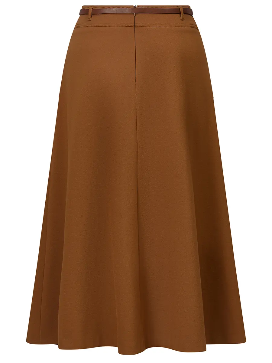 Юбка однотонная