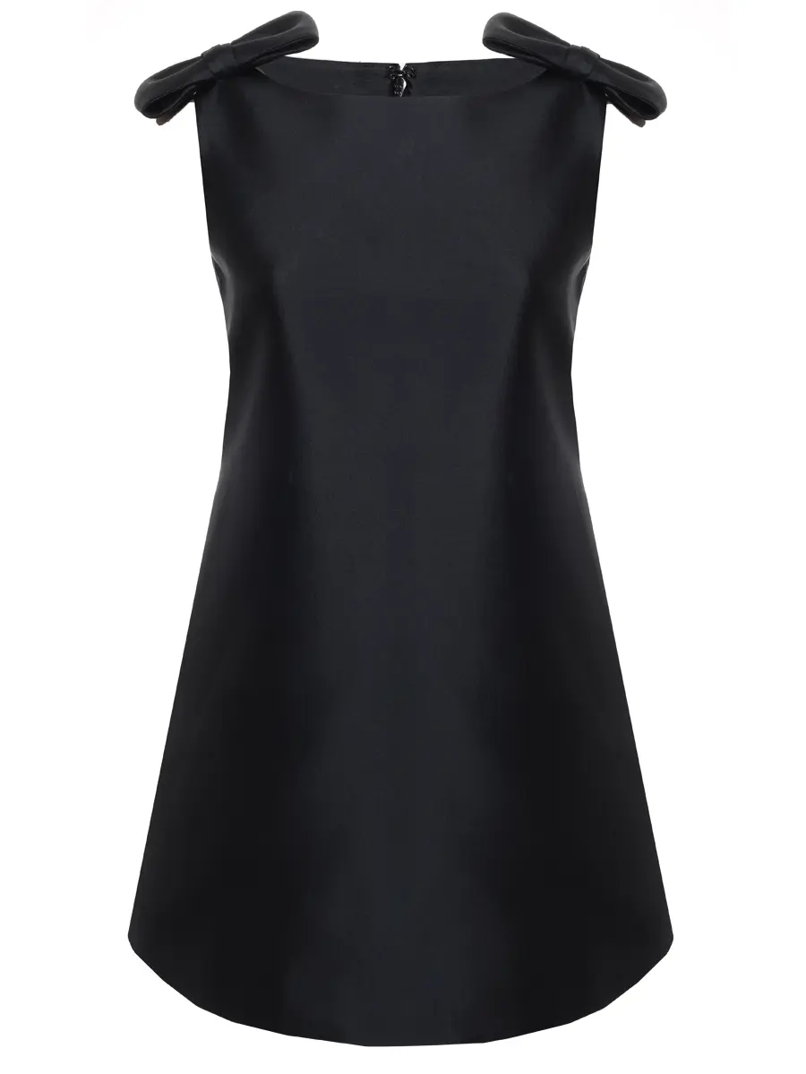 Платье из шелка и шерсти