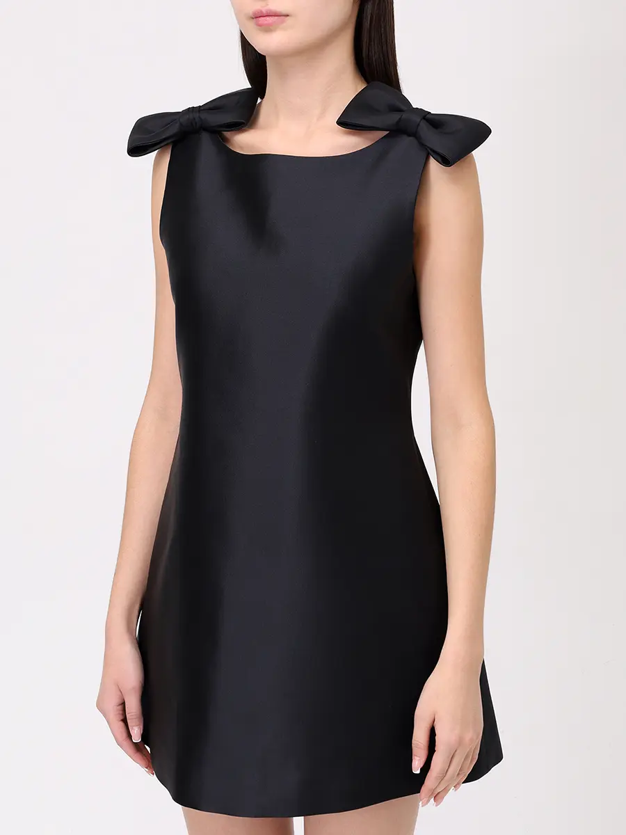 Платье из шелка и шерсти