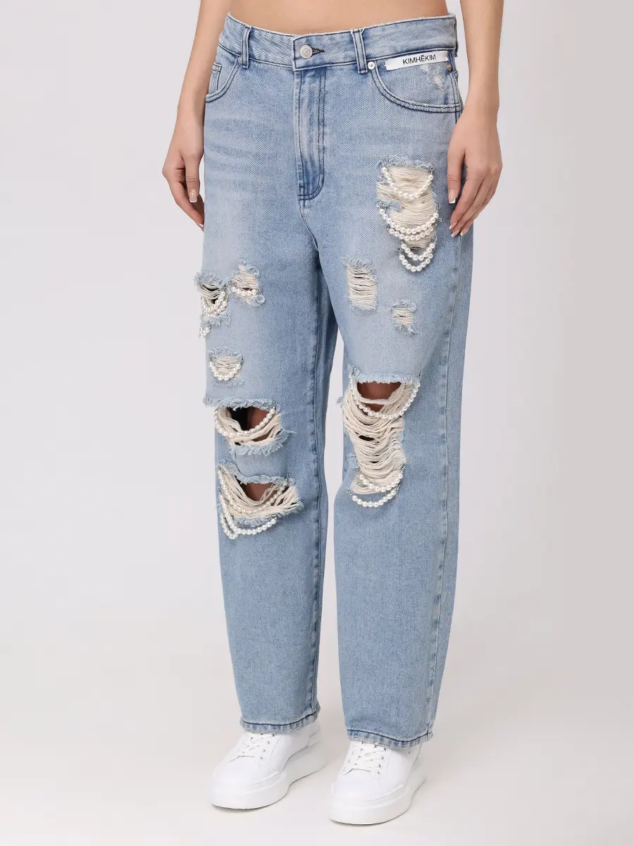 Джинсы хлопковые