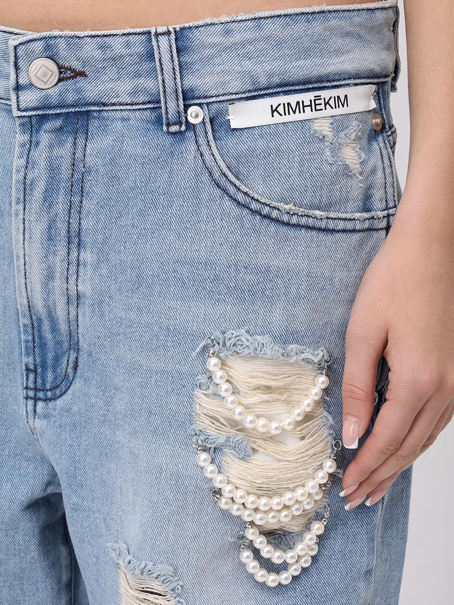 Джинсы хлопковые