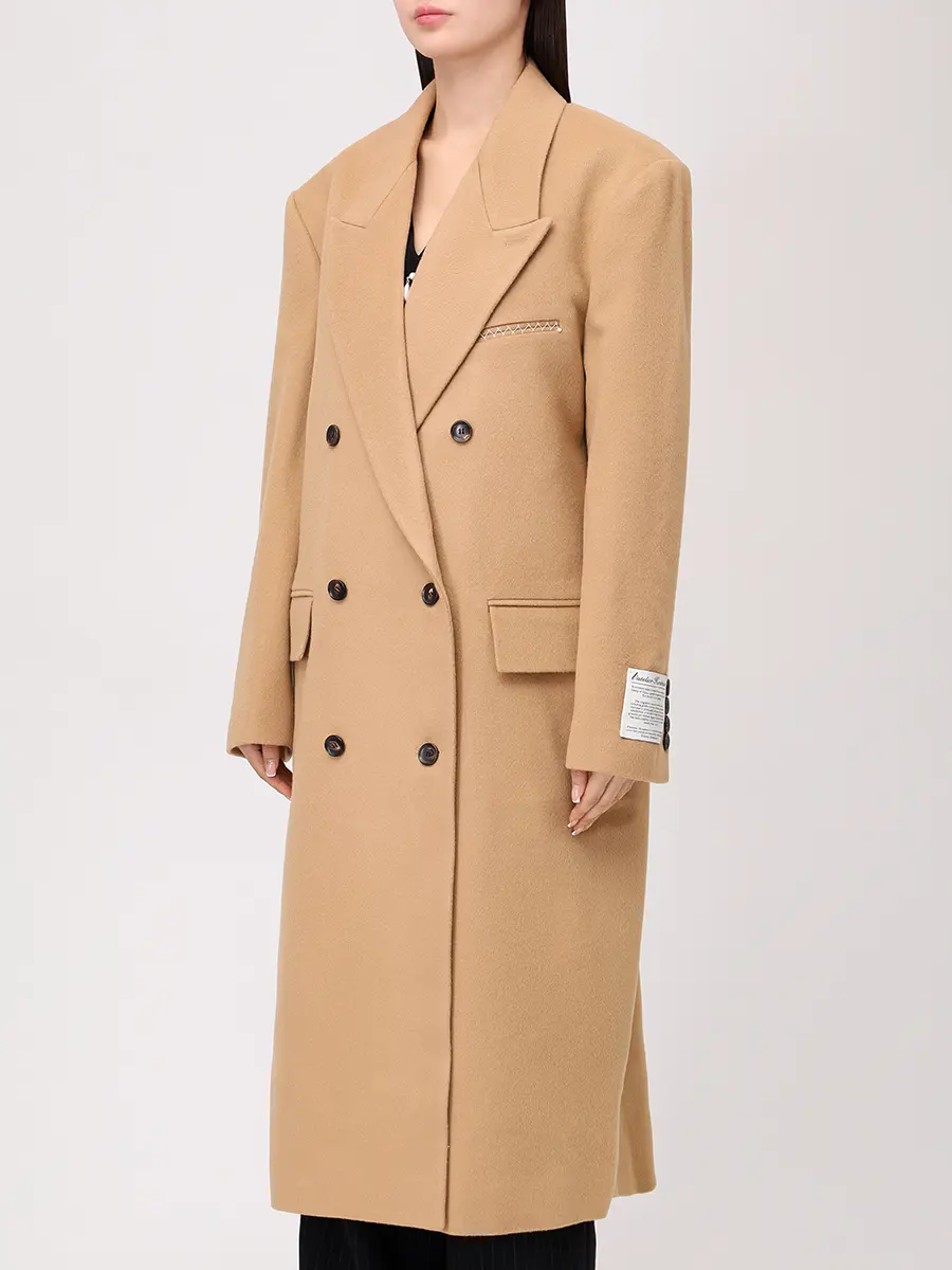 Пальто шерстяное